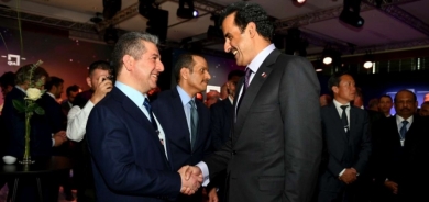 مسرور بارزاني وأمير قطر يبحثان مستجدات العراق والمنطقة