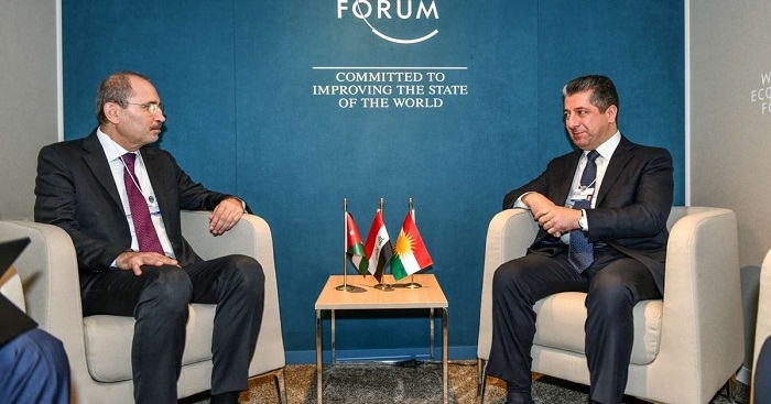 PM Masrour Barzani meets Jordanian Foreign Minister