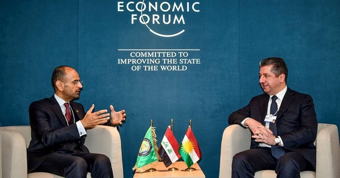 PM Masrour Barzani meets with Head of Gulf Cooperation Council