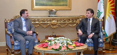President Nechirvan Barzani meets with UK Ambassador