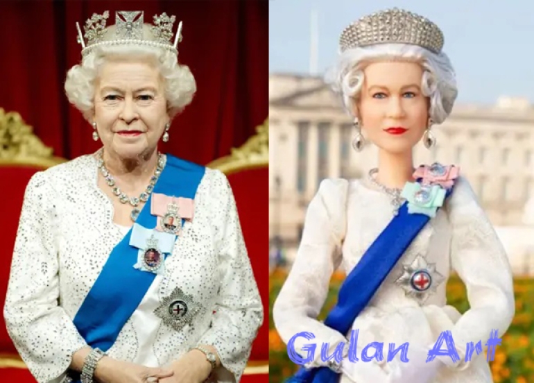 لە ساڵوەگەری بوونی بە شاژن, دراوێكی قەبارە گەورەی لە زێر بۆ درووستكرا