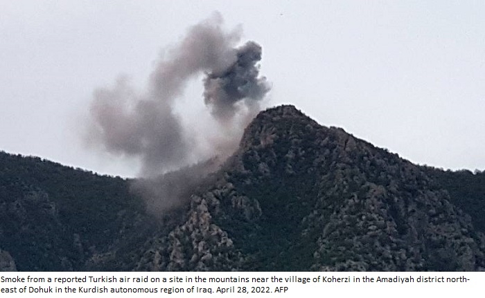 Two children killed by PKK fire in northern Iraq, authorities say