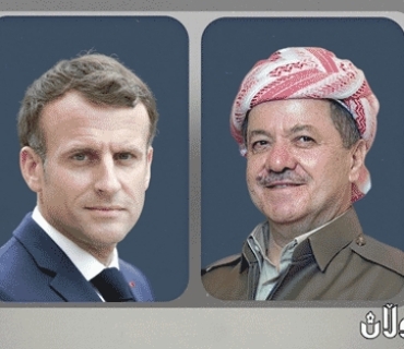 سەرۆك بارزانی و سەرۆك ماكرۆن لەڕێی تەلەفۆنەوە بارودۆخی عێراق و هەرێمی كوردستان تاوتوێ دەكەن.