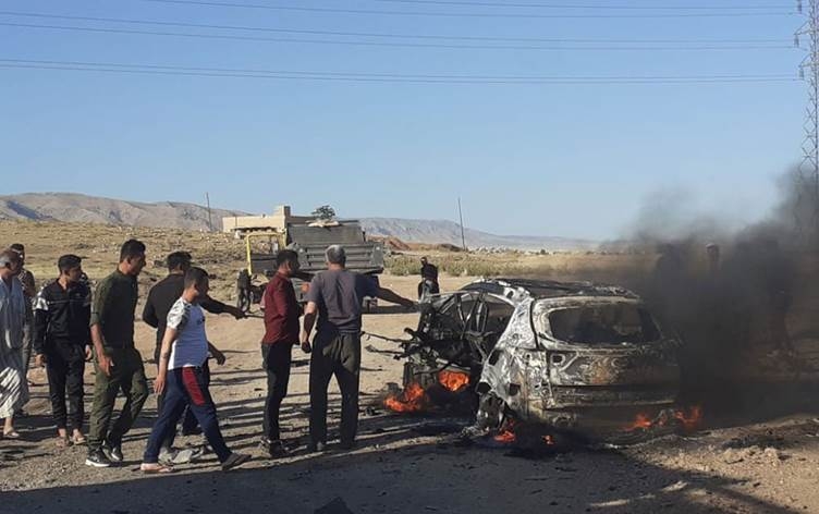 Li Qamişlo otomobîlek hate bombebarankirin