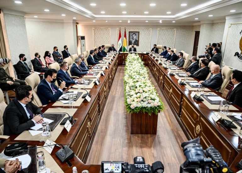 سەرۆکی حکومەتی هەرێمی کوردستان سەردانی وەزارەتی ناوخۆ دەکات و سەرپەرشتی کۆبوونەوەیەکی تایبەت دەکات