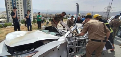 مصرع 3 أشخاص بحادث سير مروع في السليمانية