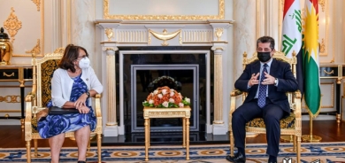 سەرۆکی حکومەتی هەرێمی کوردستان پێشوازی لە جێگری وەزیری دەرەوەی ئیتالیا دەکات