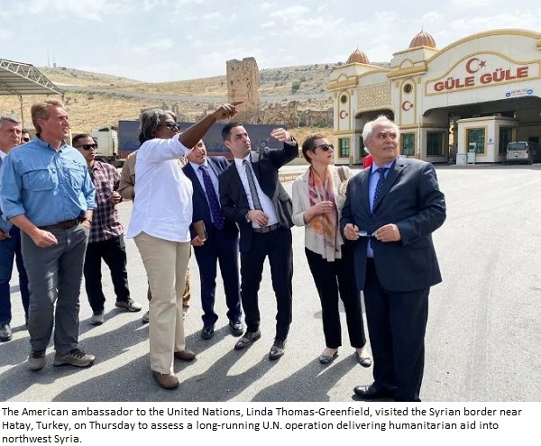 ‘We Have Not Forgotten Syria’: U.S. Envoy Vows to Protect Refugees