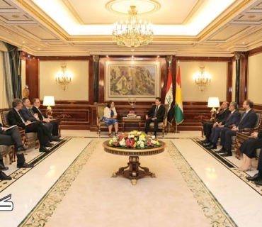 سه‌رۆكى هه‌رێمى كوردستان له‌گه‌ڵ جێگرى وه‌زيرى ده‌ره‌وه‌ى ئيتاليا كۆبووه‌وه‌