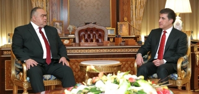 President Nechirvan Barzani receives Ambassador of Romania