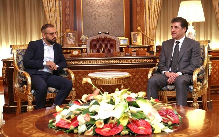 نيجيرفان بارزاني ووفد برلماني ألماني يناقشان علاقات أربيل وبغداد وتأثير التغير المناخي على البلاد