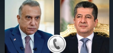 مسرور بارزاني يؤكد في اتصال مع الكاظمي أهمية العمل المشترك لوضع حد للخارجين عن القانون