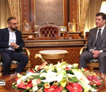 سه‌رۆكى هه‌رێمى كوردستان پێشوازى له‌ شاندێكى په‌رله‌مانى ئه‌ڵمانيا كرد