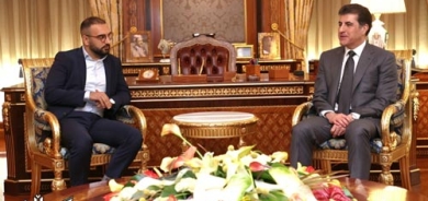 سه‌رۆكى هه‌رێمى كوردستان پێشوازى له‌ شاندێكى په‌رله‌مانى ئه‌ڵمانيا كرد