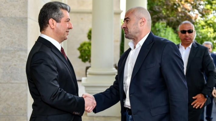 وفد رفيع من الاتحاد الوطني الكوردستاني يزور رئيس حكومة إقليم كوردستان