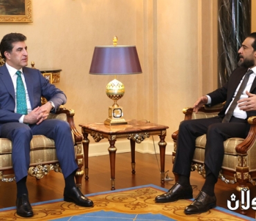 سەرۆک نێچيرڤان بارزانى چاوى به‌ به‌ڕێزان محه‌مه‌د ئه‌لحه‌لبووسى و خه‌ميس خه‌نجه‌ر كه‌وت