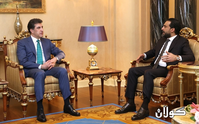 سەرۆک نێچيرڤان بارزانى چاوى به‌ به‌ڕێزان محه‌مه‌د ئه‌لحه‌لبووسى و خه‌ميس خه‌نجه‌ر كه‌وت