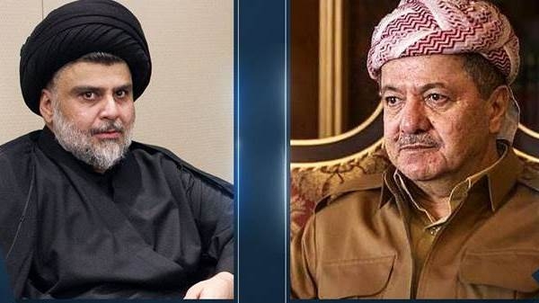 الصدر يبحث باتصال هاتفي مع الرئيس بارزاني آخر مستجدات العملية السياسية بالعراق