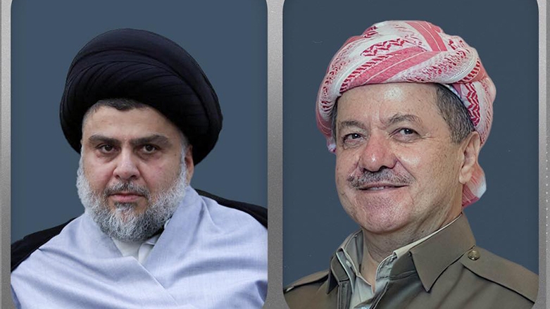 Serok Barzanî û Muqteda Sedir bi riya telefonê rewşa siyasî ya Iraqê guftûgo dikin