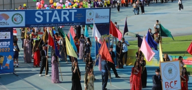 فیستیڤاڵى وه‌رزشیی گۆڕه‌پان و مه‌یدانى ئاواره‌ په‌نابه‌ره‌كان به‌رێوه‌چوو