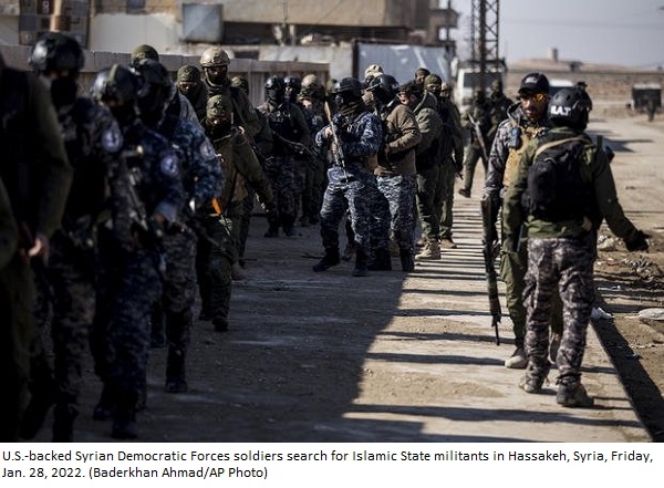 Senior IS leader captured in U.S.-led military raid in Syria