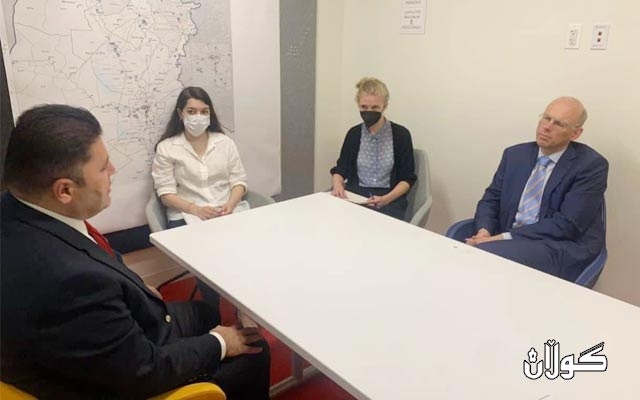 لە نیویورک رێکخەری راسپاردە نێودەوڵەتییەکان و بەرپرسی باڵای کاروباری سیاسی بۆ دۆسیەی عێراق لە UN تاوتۆیی بواری مرۆیی و ئەمنی لە شنگال دەکەن