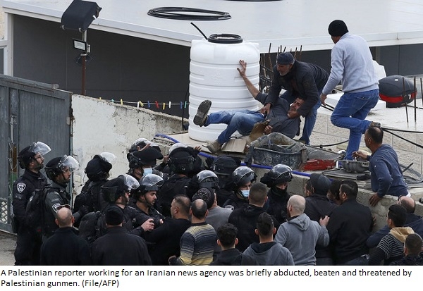 Palestinian reporter for Iranian agency beaten in West Bank