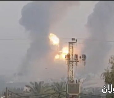 هێرشێكی ئاسمانیی سوپای ئیسرائیل بۆ سەرغەزە