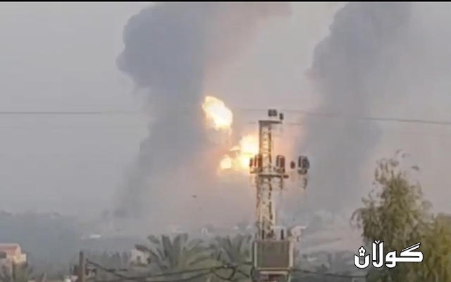 هێرشێكی ئاسمانیی سوپای ئیسرائیل بۆ سەرغەزە