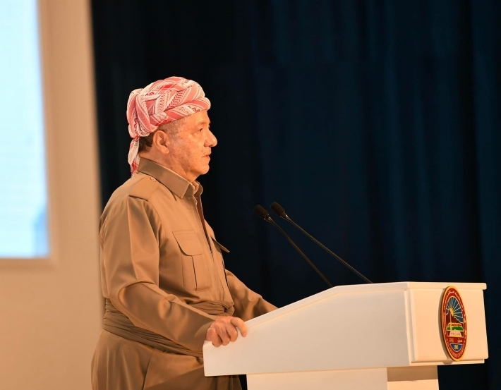 الرئيس بارزاني: الأسوأ من الحرب هو الاستسلام .. ونحن لن نستسلم