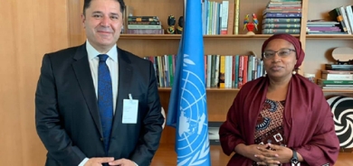 لە نیویوڕک رێکخەری راسپاردە نێودەوڵەتییەکان لەگەڵ ئەلیز ندریتۆ یاریدەدەری سکرتێری گشتی UN بۆ نەهێشتنی جینۆساید کۆبوونەوە