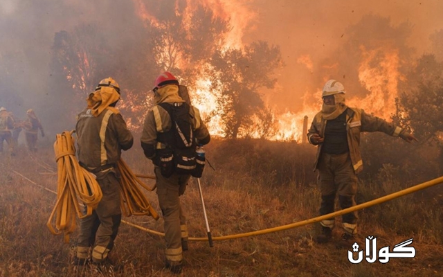 ئیسپانیا ڕووبوڕووی ئاگرەکانی دارستان و شەپۆلێکی نوێی گەرما بووەتەوە