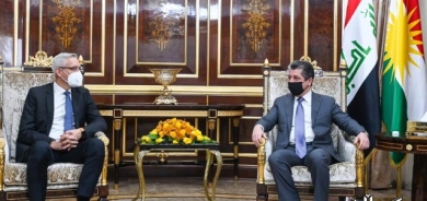 سه‌رۆكی حكوومه‌تی هه‌رێمی كوردستان پێشوازی له‌ باڵوێزی ئه‌ڵمانی له‌ عێراق كرد