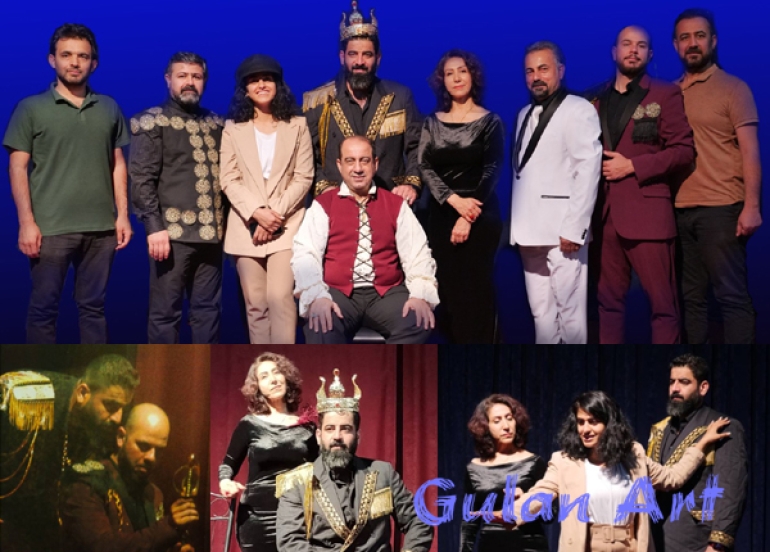 (ئەرسەلان دەروێش) دوای نمایشكردنی شانۆگەریی (هاملێت) بە سەركەوتوویی: كورد دەڵێت چەپڵە بە یەك دەست لێ نادرێت!