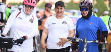 «نخلة وطن» .. تجربة رائدة لفريق نسوي لركوب الدراجات في بغداد