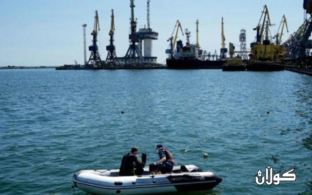 یەكەم کەشتیی تورکیا دانەوێڵەی لە بەندەری ماریۆپۆڵی ئۆکرانیاوە باركرد