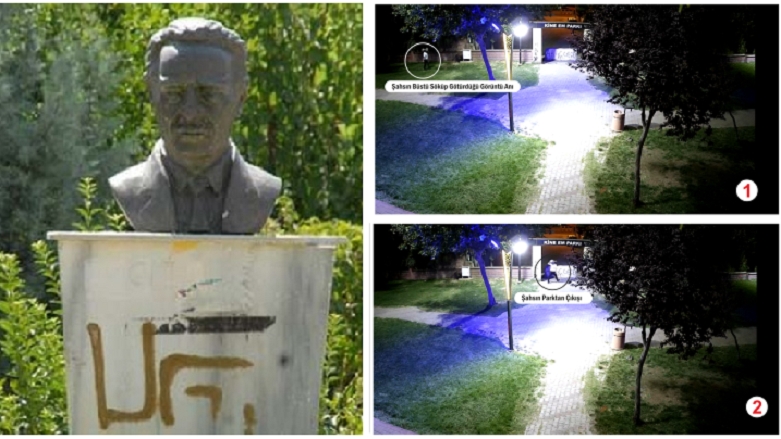 Şaredariya Êlihê: Peykerê Cegerxwîn hatiye dizîn