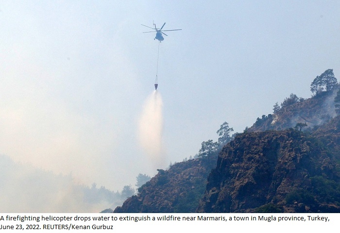 Wildfire rages on Turkish coast where officials warned of vulnerabilities