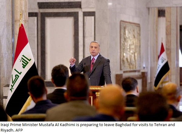 Iraq's prime minister expected to visit Iran and Saudi Arabia in coming days