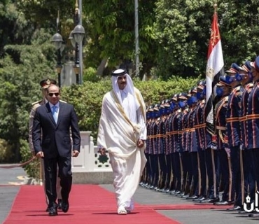 ئەلسیسی لەقاهیرە لەگەڵ ئەمیری قەتەر كۆبووەوە