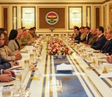 سه‌رۆكى هه‌رێمى كوردستان له‌گه‌ڵ فه‌رمانده‌ى هاوپه‌يمانان له‌ عيراق و سووريا كۆبووه‌وه‌‏