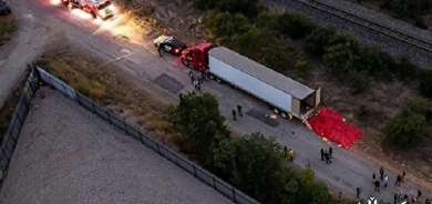 تەرمی 46 کۆچبەر لە ترێلەیەك دۆزرایەوە