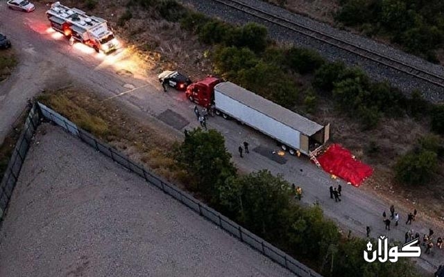 تەرمی 46 کۆچبەر لە ترێلەیەك دۆزرایەوە