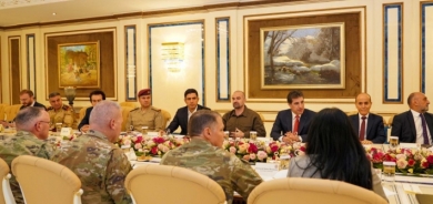 Nêçîrvan Barzanî ligel Fermandarê Hevpeymanan civiya