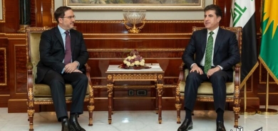 نێچيرڤان بارزانى سه‌رۆكى هه‌رێمى كوردستان له‌گه‌ڵ باڵيۆزى به‌ريتانيا كۆبووه‌وه‌‏