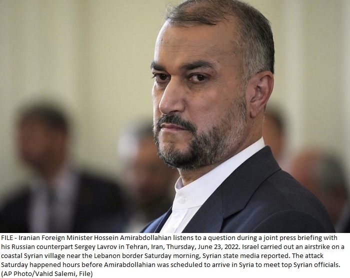 Iran condemns airstrike, opposes Turkish move into Syria