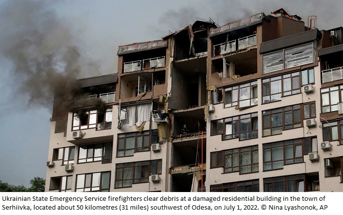 Explosions rock Ukraine’s Mykolaiv, a day after deadly strikes near Odesa