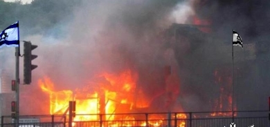 ئاگر لە سەربازگەیەكی سوپای ئیسرائیل کەوتەوە