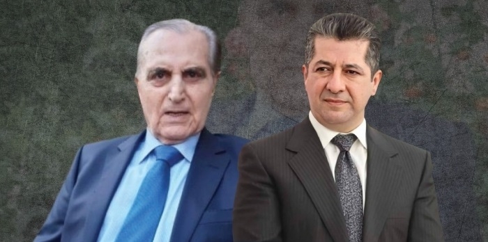 مسرور بارزاني يعزي بوفاة علي قاضي محمد