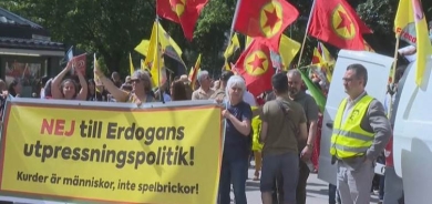 Li Stockholmê Kurdan li dijî rêkeftina Swêd û Finlanda ya ligel Tirkiyê xwepêşandan kirin